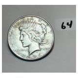 1926 Peace Silver Dollar, no mint mark