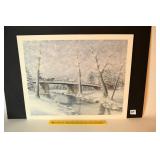 Fred Thrasher Print 'Nature's Stillness'; signed