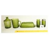 Assortment of Vintage Anchor Hocking Serrano