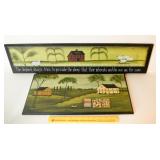 Pair of Primitive Wall Hangings