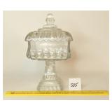 Vintage Jeannette Glass Candy Dish / Preserve