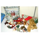 Group lot of Christmas Decor including