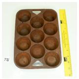 Vintage Cast Iron Muffin Pan