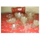 Group lot of Vintage Star of David Glassware