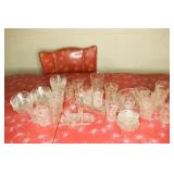 Group lot of Vintage Star of David Glassware