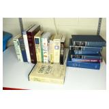 Group lot of books; majority are religious such
