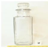 Antique Louisville, KY Kis-Me Gum Jar