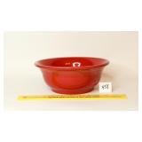 Red Fiesta Serving Bowl; 9 1/4 in Diam