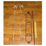 Couple of Metal Wall Mount Plate Hangers & a
