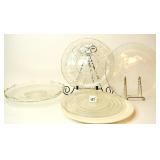 Footed Cake Plate, Divided Plate & Other large