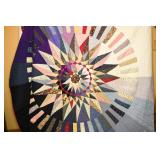 Large Star Quilt; measures approx. 87 in x 87 in;