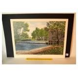 Phillip Stapp Print 'The Old Dunnville Mill',