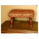 Vintage Foot Stool; measures approx. 9 3/4 in T x