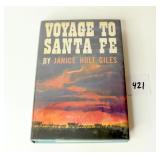 Janice Holt Giles 1962 Book: Voyage to Santa Fe