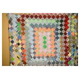 Polyester Quilt Top; measures approx. 72 in x 80