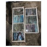 Couple of Vintage Stainglass Windows that came