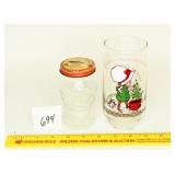 Vintage Holly Hobby Christmas Glass & a Vintage