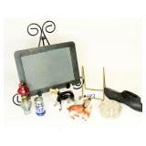 Group lot of vintage decorative items