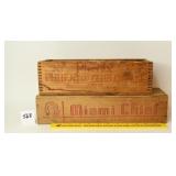 Pair of Vintage Cheese Boxes