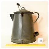 Large Vintage Graniteware Coffee Pot