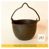 Vintage Cast Iron Pot made by Clayton Lambert,