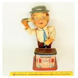 Vintage Charlie Weaver Bartender Toy, untested;