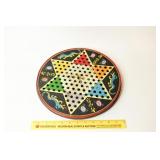 Vintage Metal Chinese Checkers Game