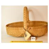 Large Hand Crafted Basket w/ tag