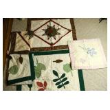 Quilted Pillow Cases; (2) Sets & (1) Single;