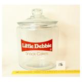 Glass Little Debbie Snack Cake Jar