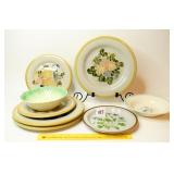 Group lot of Vintage plates & bowls; larger