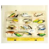 Group Lot of Fishing Lures including Rattle Traps