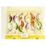 Group Lot of Crank-Bait Fishing Lures