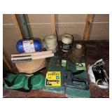 Group lot: Stapler, Kneeling pads, crafting cord