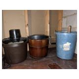 Group lot of Vintage Ice Cream Makers (one is