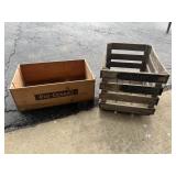 Pair of Wooden Crates