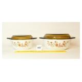 Set of (2) Vintage Pyrex, made in England,