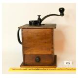Antique Wooden Coffee Grinder