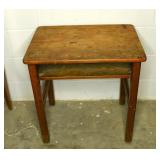 Vintage Oak School Desk