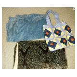 Couple of Throws and a Quilted Purse
