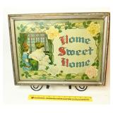 Antique Framed Print, Home Sweet Home