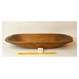 Antique Wooden Dough Bowl