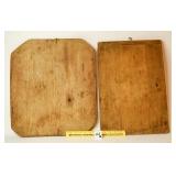 Pair of Vintage Dough Boards