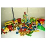 Group lot of Vintage Toys; many are Fisher Price