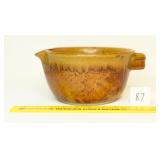 Pottery Batter Bowl; signed on bottom