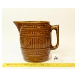 Stoneware Barrel Pitcher
