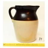 Stoneware Pitcher; measures approx. 8 1/4 in T