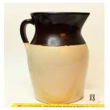 Large Stoneware Pitcher; measures approx. 9 3/4