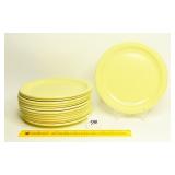 Group lot of Yellow Texasware Melamine Plates