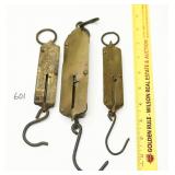 Vintage Brass Scales. Excelsior, Chatillon #3,